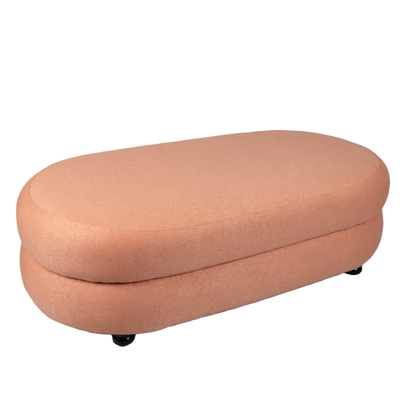 Florence Ottoman – Peach