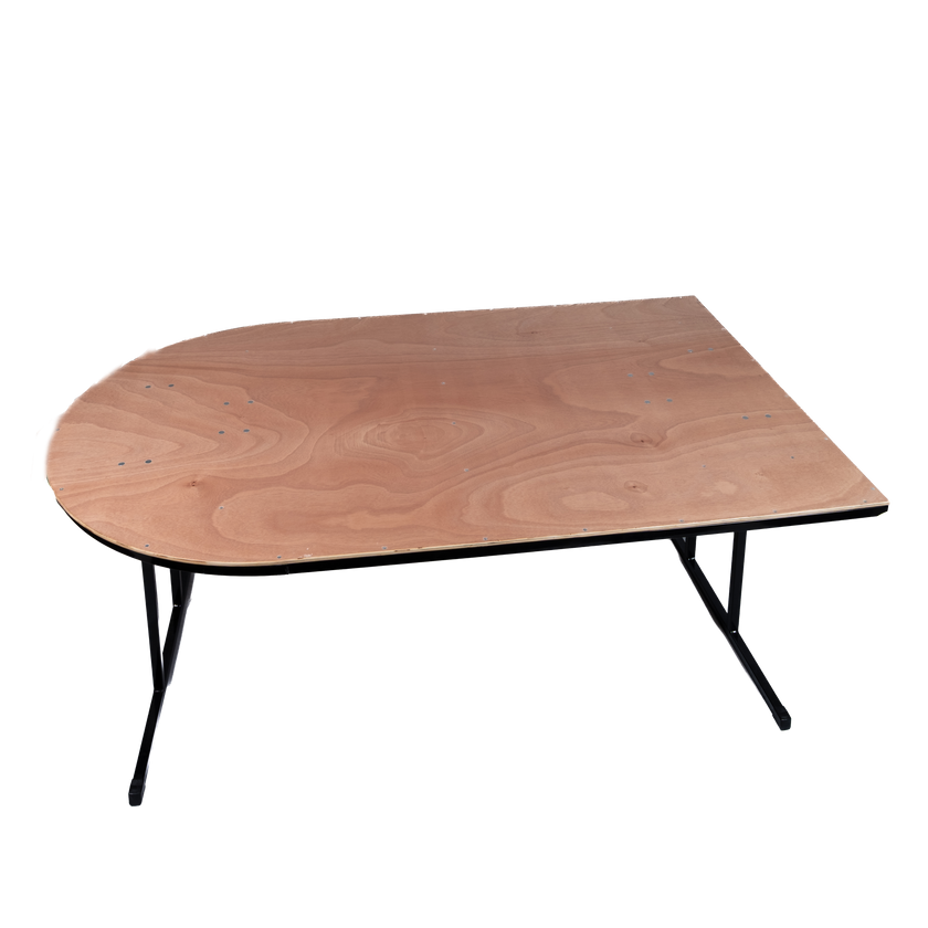 Curved Dining Table - Banquet Extension