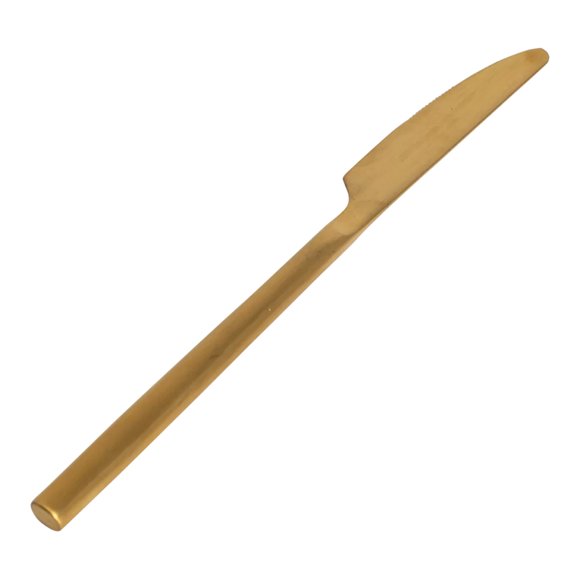 Grace Dinner Knife - Brushed Gold