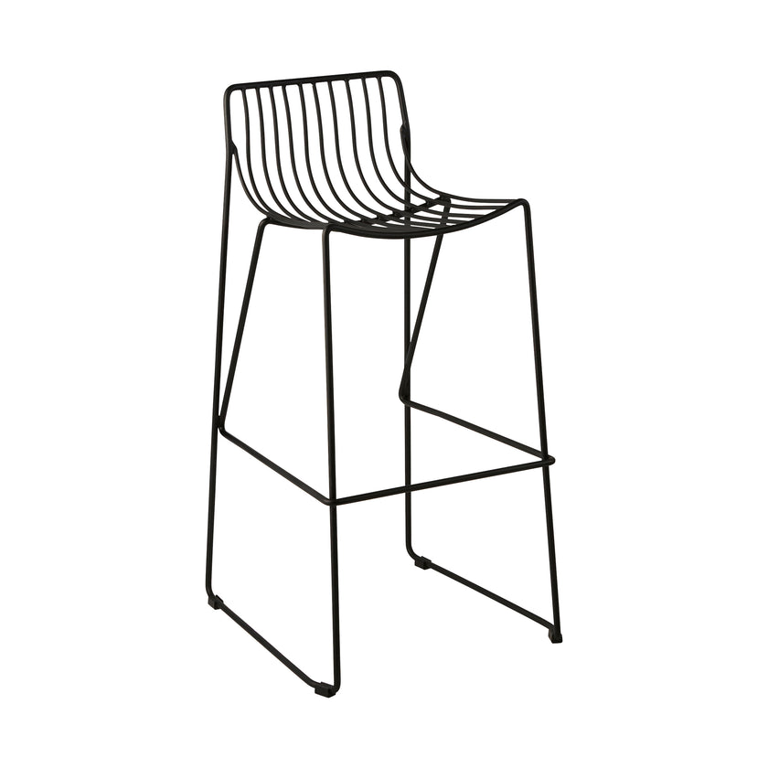 Linear Bar Stool - Black