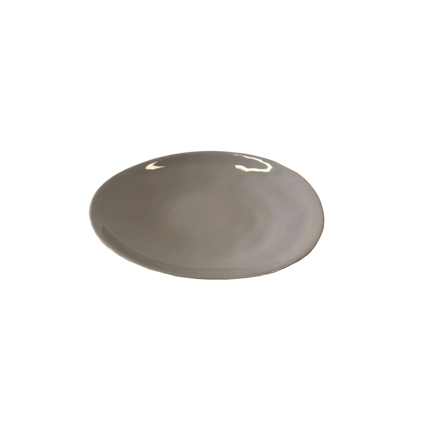 Pebble Entree Plate - Gloss Grey