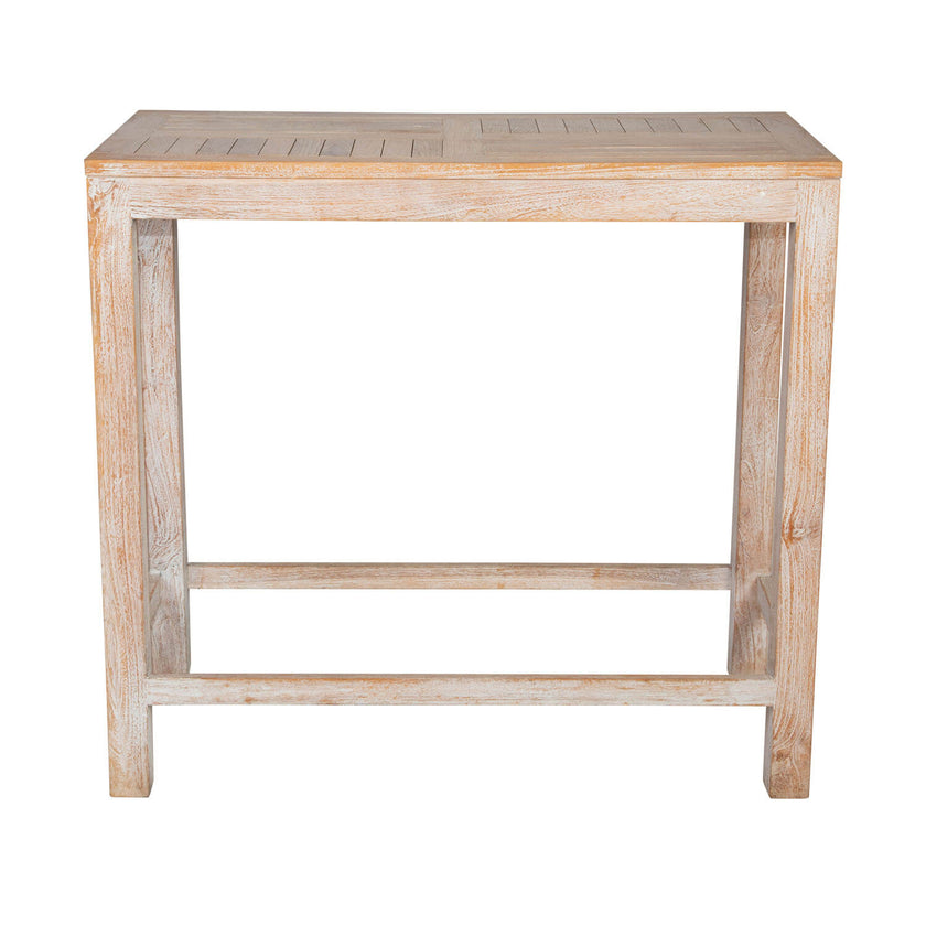 Rectangle Beach Bar Table - Whitewash