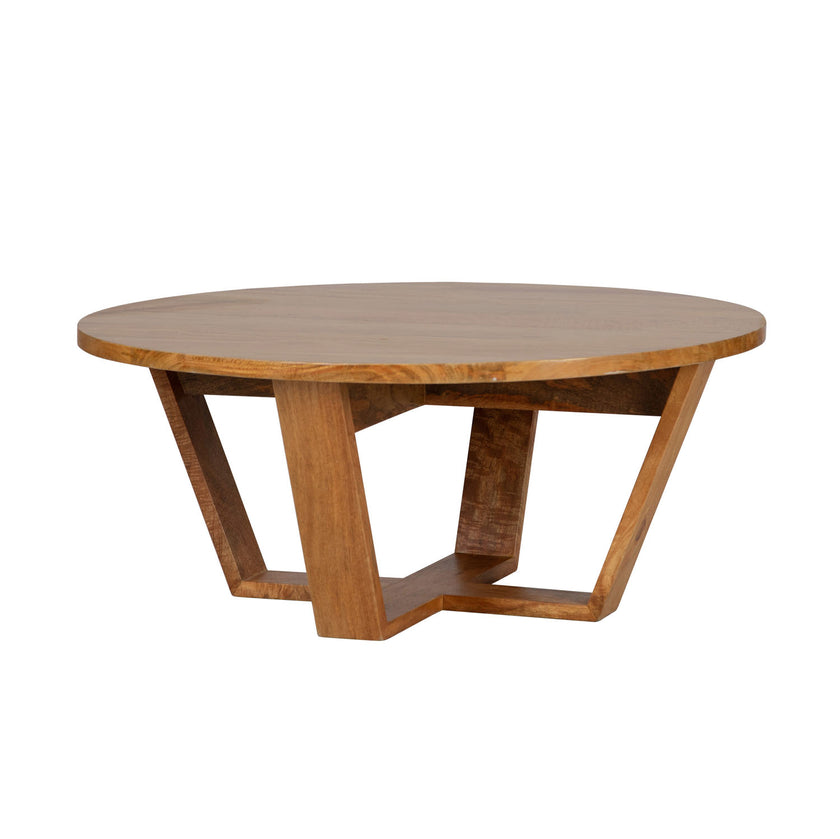 Round Deco Coffee Table - Natural
