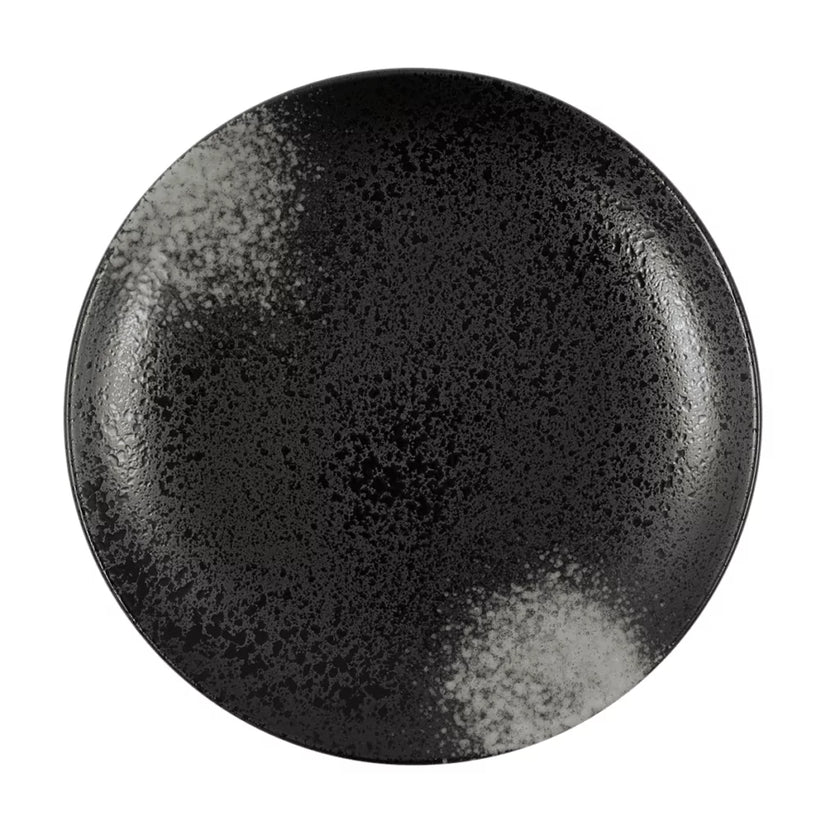 Speckled Dinner Plate – Black