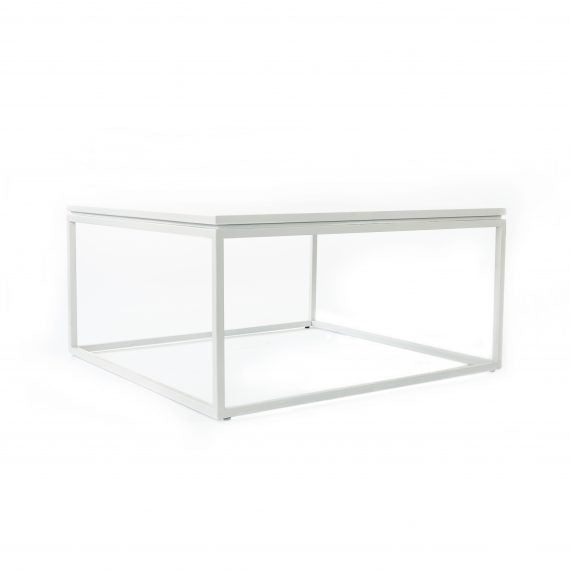 Square Coffee Table – White
