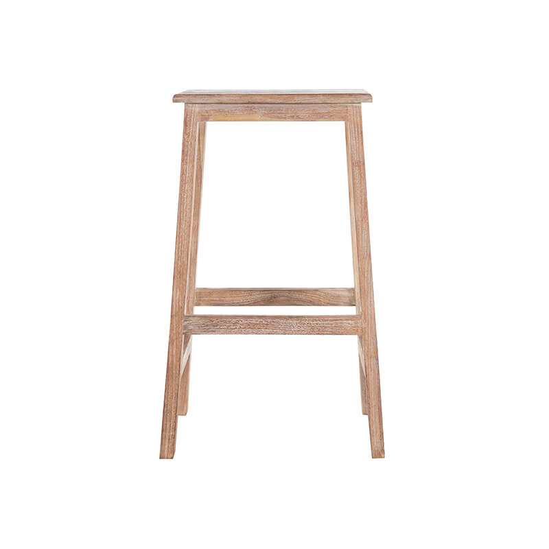 White Wash Bar Stool