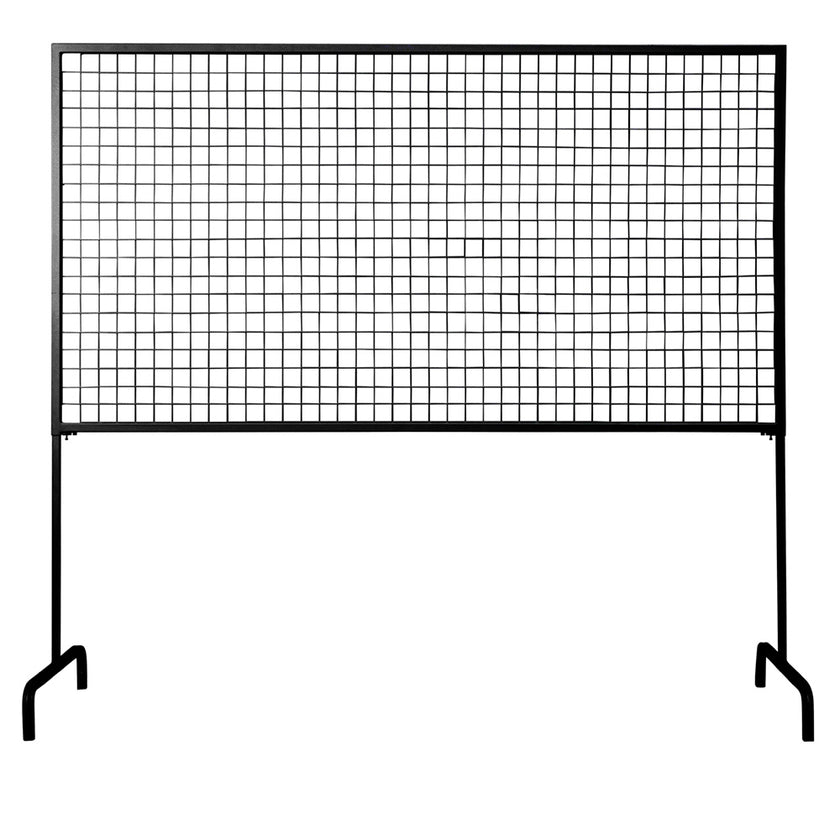 Wire Mesh Adjustable Screen - Black