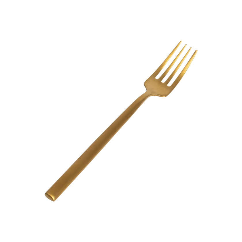 Grace Entree Fork - Brushed Gold