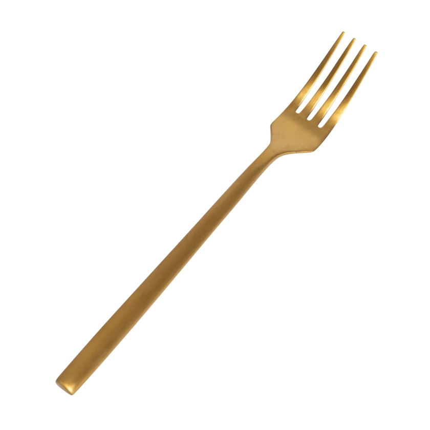 Grace Dinner Fork - Brushed Gold