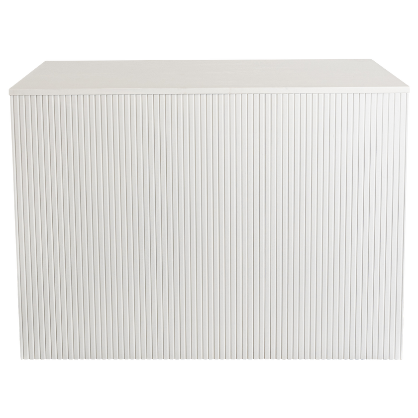 Bamboo Panel Bar - White